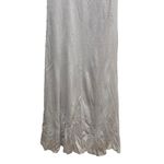 Newport News Cowl Neck Sleeveless Evening Dress Silver Sparkle Size 6 Photo 1