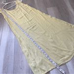 Cotton Lightweight Dress sleeveless sheer knee length womens Yellow small petite Size undefined Photo 5