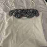 ZARA Floral Rhinestone tank top Photo 0