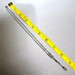 Grey clear crystal Y necklace Gray Photo 4