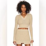 L'Academie L’Academie Tazia Knit Skirt Beige Size Small Photo 1