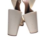 Calvin Klein Amari Croc Embossed Leather Heeled Sandal Sz 8.5 Photo 3