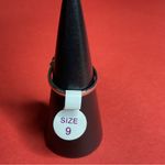 Bomb Party RBP8634 “Always So Chic” Lab Created Quartz on Rhodium Sz 9 Ring NWT Blue Photo 2