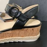 Marc Fisher  flinn nautical stripe ankle strap Platform Sandals woman size 8 Photo 1