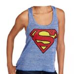 DC Comics  Superman‎ large knit logo tank top Photo 0