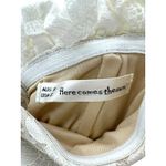 Here Comes the Sun White Floral Lace Ruffle Mini Dress Off Shoulder Boho Bridal Photo 5