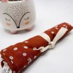 Madewell New! bandana. Color: Faded Rust Photo 8