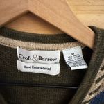 Croft & Barrow Vintage  Medium Fall Leaf Themed Embroidered Button Vest Photo 8