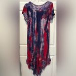 Sakkas Red and Blue Asymmetrical Dress Size undefined Photo 2