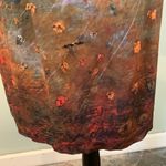 Adventures des Toiles Watercolor Long Sleeve Dress Women’s 36 Appr. Small Medium Red Photo 3