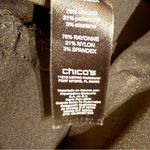 Chico's So Slimming by  Black Crop/Ankle Pull On Pants Stretchy Waist Size 0.5(S) Photo 4