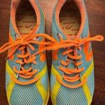 Newton multicolor running shoe women's 8 1/2 blue orange yellow Size 8.5 Photo 0