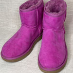 UGG  Classic Short Pink Shearling Boots Photo 0