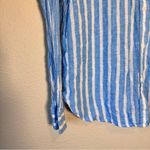 Rails  Blue White Striped Linen Blend Button Down Shirt Womens S Lightweight Top Photo 1