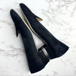 Sesto Meucci  Black Suede Pointy Loafer Flats size 8.5 EUC Photo 2