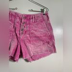 Pilcro , Pink, Corduroy, Women's, multi pocket, raw hem cut off Shorts. 29 Photo 1