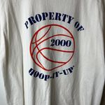 Urban Outfitters 2000 Vintage Y2K Property of Hoop It Up T Shirt White XL Extra Large Basketball Photo 4