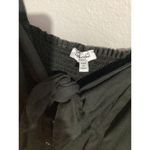 Splendid Black Linen Button Down Midi Dress Photo 6