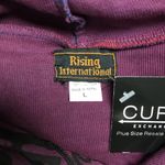 Rising International Purple Hooded Sweatshirt Photo 2