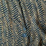 Ellen Tracy Black Zig zag striped Silk Duster sz 10 Photo 5