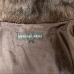 Adrienne Landau  Rabbit Fur Vest in Brown Size S Photo 6