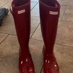 Hunter Bright Red  Boots Photo 0