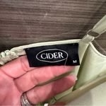 Cider  solid hollowed out ruffle mini dress Photo 5