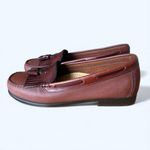 G.H. Bass Jackie Brown Leather Kiltie Tassel Loafers Classic Slip Photo 10