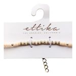 Ettika NWT Bohemian Chic Ivory Gold & Sparkly Silver Gemstones Choker Necklace Photo 4