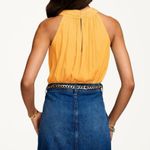 Ramy Brook  Lucy Halter Top Radiant Yellow XL Photo 1