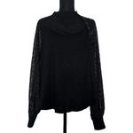 Free People  Sweetest Thing Thermal Top Medium Women’s Black OB890204 Photo 1