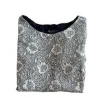Connected Apparel  | Cream & Black Top w/Silver Sparkle Photo 3