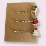 3pcs Christmas Decor Minimalist Bobby Pins Photo 0