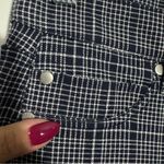 New Stitch Fix Liverpool Madonna Slim‎ Jean Blue & White Plaid Size 4/27 Photo 8