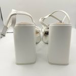 Steve Madden  affection strappy white heel platform sandals women’s Size 11M Photo 5