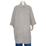 Barefoot Dreams CozyTwist Short Sleeve Sweater Coat, Beach Rock, 1X Photo 9