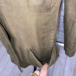 Free People oversize coat low cut collar 1 button close sz S Photo 4