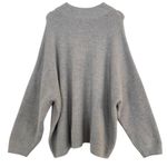 Maurice's  Cowl Neck Beaded Pullover Sweater Cozy Soft Fuzzy Gray Size 3X Photo 3