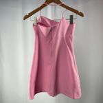 ZARA  Asymmetric Mini Dress with Built in Short in‎ Light Pink Size Extra Small Photo 12