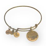 ALEX AND ANI  ❤︎︎ Because I Love You Mom Expandable Bangle Bracelet ❤︎︎ Gold ❤︎︎ Photo 5