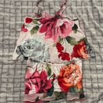 joyspun Sexy Floral Satin Pajama Set size M Photo 2