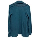 Anthropologie  women’s green open front Draped cardigans‎ size S Photo 2