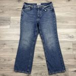We The Free Straight Leg Bootcut Denim Jeans Button Fly Free People Sz 31 Photo 0