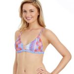 Raisin's  Bikini Top Swim Seashells Bra Tie Top Beach Surf Pool NWT Size Medium Photo 1