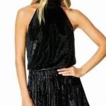 Ramy Brook ellin velvet dress black Large Photo 3