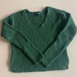 Wild Fable Cropped Green Sweater Top Photo 0