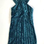 NBD Revolve XXS Abriel Mini Dress Velvet Teal NEW Photo 2