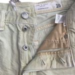 Rag and Bone  Womens Size 28 Maya High Rise Frayed Short Lemon Drop Organic‎ Cotton Photo 2