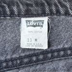 Levi's 550 vintage Tapered Levi’s 1993  women’s wash black jeans size 13M Photo 4