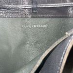 Lucky Brand Pebbled Leather Tote Shoulder Bag Gray Unlined 14x12x6" Photo 6
